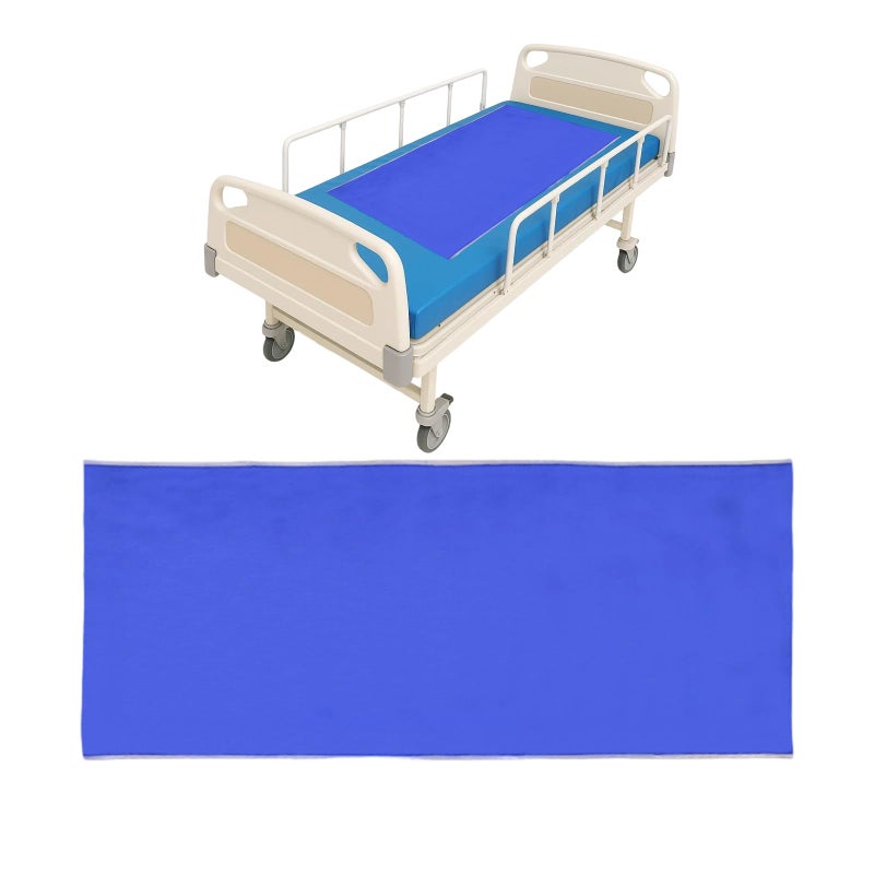Slide Sheets for Moving Patients on Bed, Tubular Transfer Sheet to Assist Moving Patients and Disabled, Sliding Sheets for Bed Mobility, Bed with Slide for Elderly and Disabled, Blue, 75x135cm